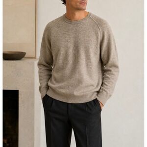 GIVENCHY Vintage 70s Cashmere Wool Crewneck Raglan Sweater